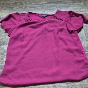 Forever 21 Red Blouse Top